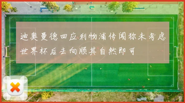 迪奥曼德回应利物浦传闻称未考虑世界杯后去向顺其自然即可